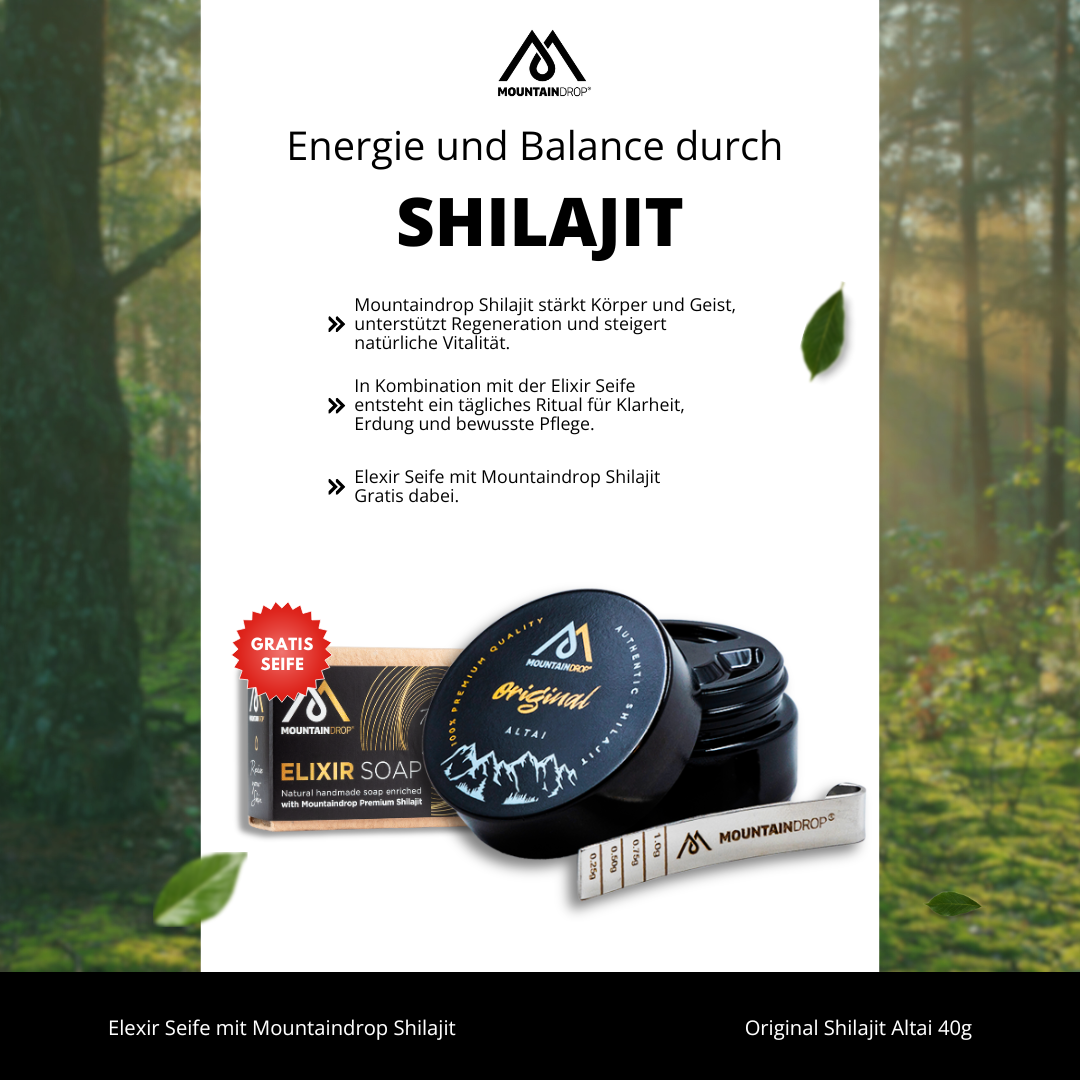 Original Shilajit Altai 40g + Elexir Seife