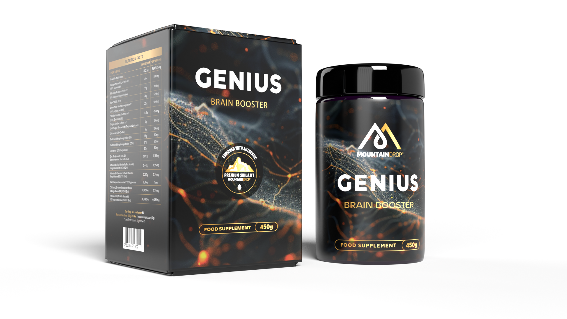 Genius Brain Booster, 450g